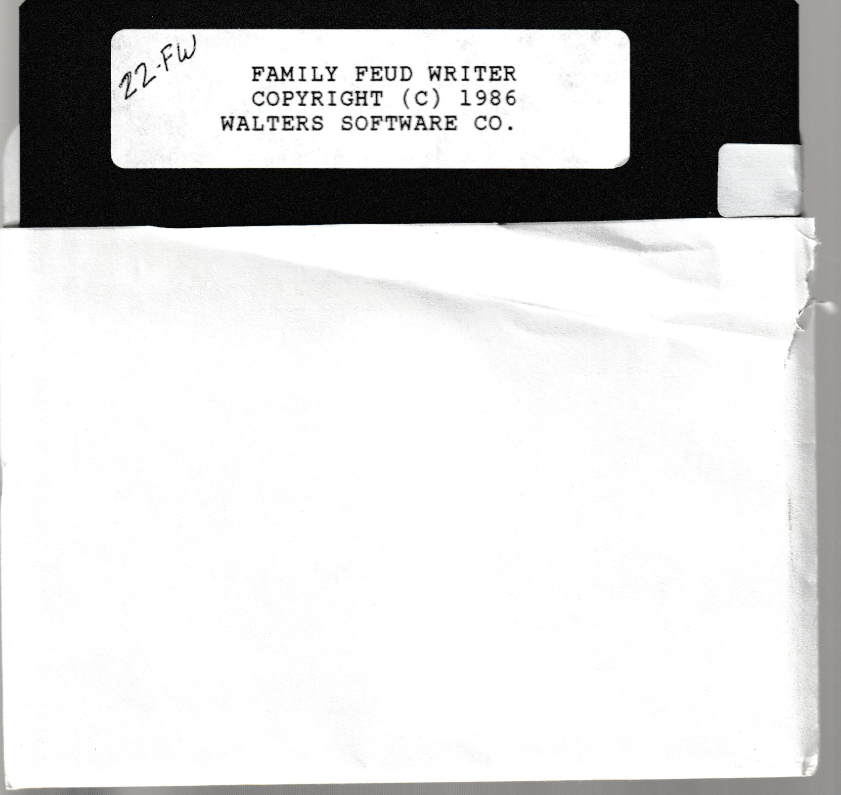 Family Feud Writer Floppy Disk